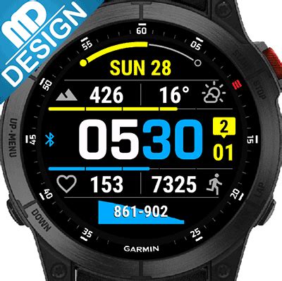 glance watch face settings